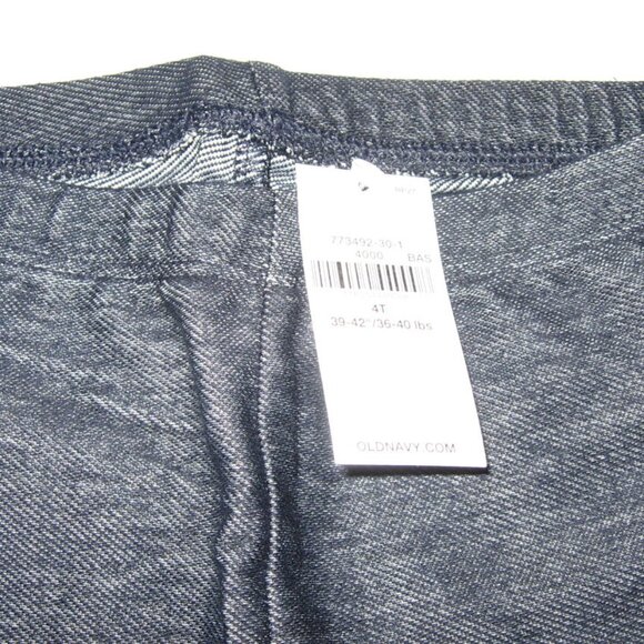 New Old Navy Toddler Girls Cotton Full Length Leggings Blue Sz 4T NWT - Picture 5 of 7